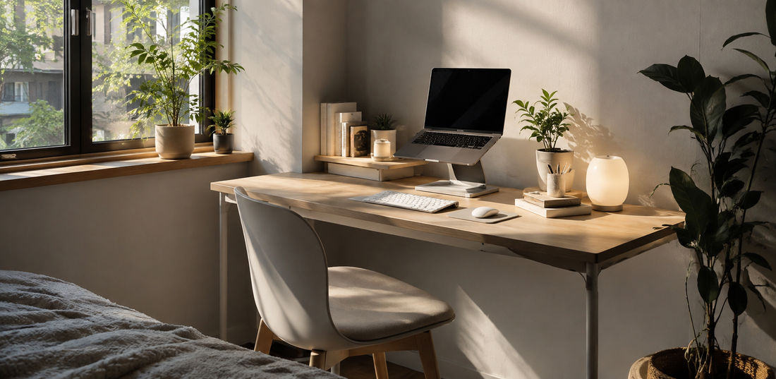 Aesthetic Desk Setup Ideas for Small Spaces