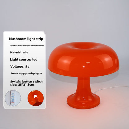 Modern Mushroom Table Lamp USB Night Light