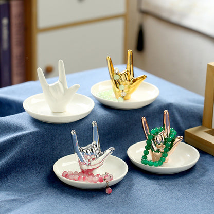 Ceramic Jewelry Storage Decorative Tray