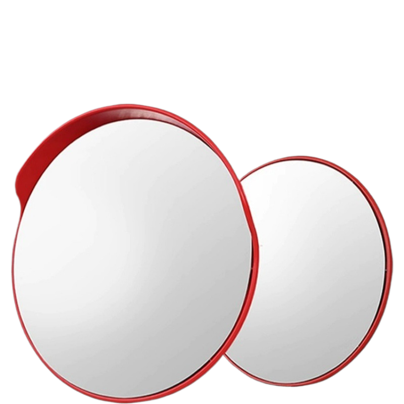 Wide-angle convex reflective mirror