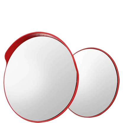 Wide-angle convex reflective mirror