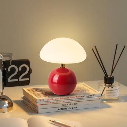 Ceramic Mushroom Night Light Table Lamp