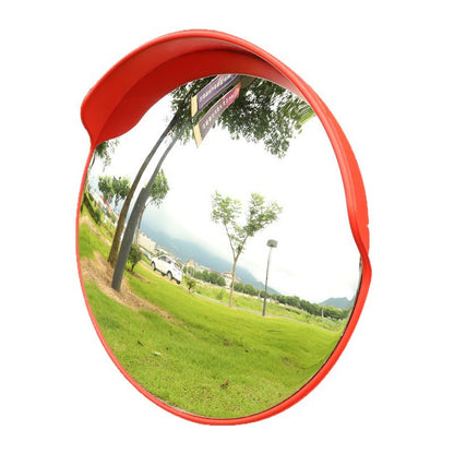 Wide-angle convex reflective mirror