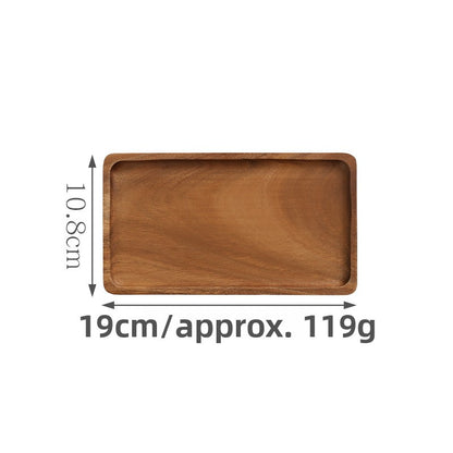 Acacia Wood Tray, Premium Dinner Plate