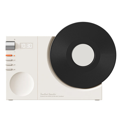 Retro Bluetooth Speaker with Clock and Card Slot