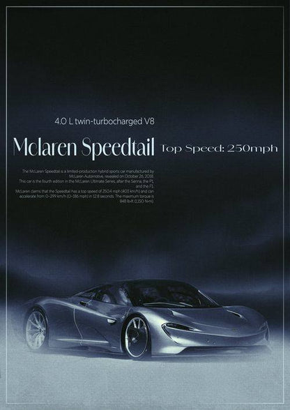 Vintage Sports Car Poster Canvas Painting Posters
