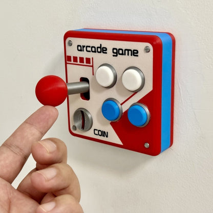 Retro Arcade 3D Printed Switch Panel with Joystick