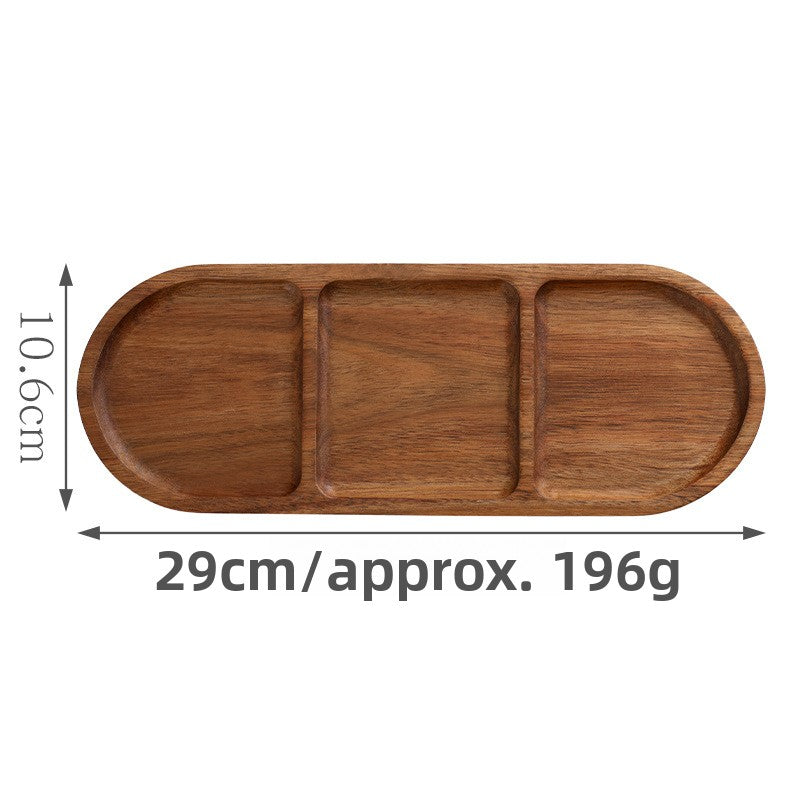 Acacia Wood Tray, Premium Dinner Plate