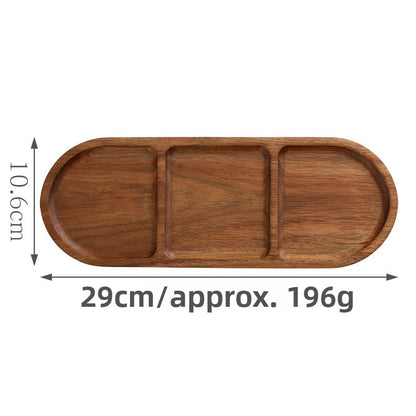 Acacia Wood Tray, Premium Dinner Plate