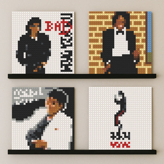 Music Legend Album Art Building Block Display