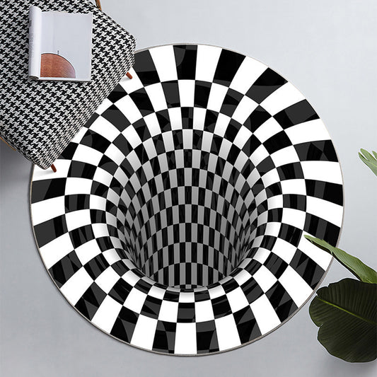 Optical Illusion Round Rug