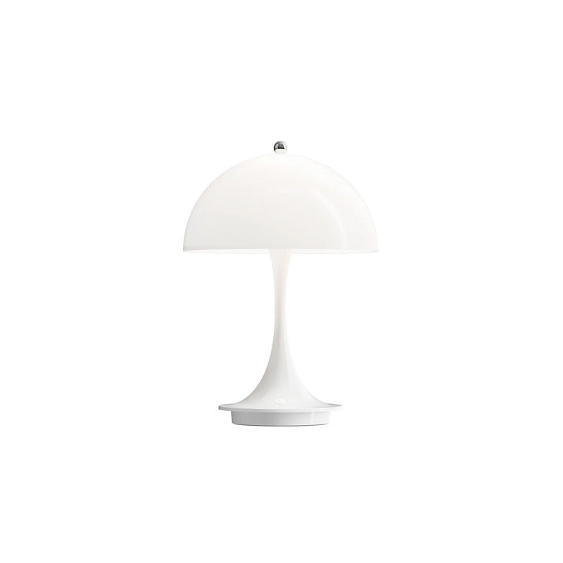 Danish Light Luxury Nordic Retro Small Table Lamp Bedroom Bedside Lamp Charging Decoration Study Living Room Atmosphere Lamp Mushroom Lamp