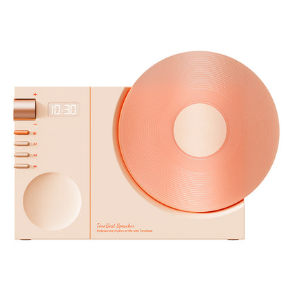 Retro Bluetooth Speaker with Clock and Card Slot