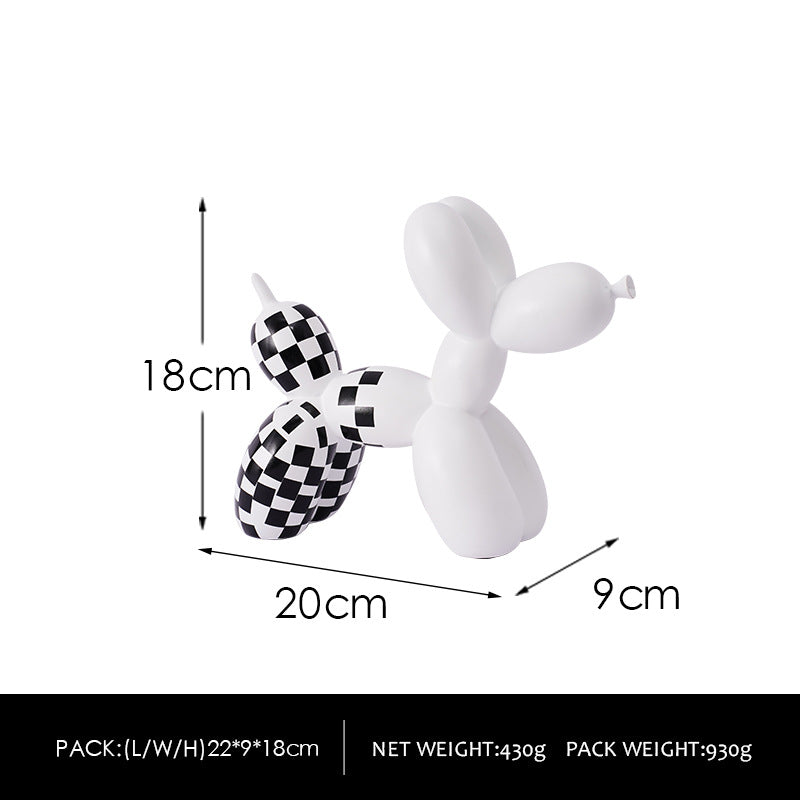 Water transfer printing colorful graffiti balloon dog