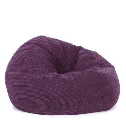 Corduroy teardrop-shaped bean bag cover