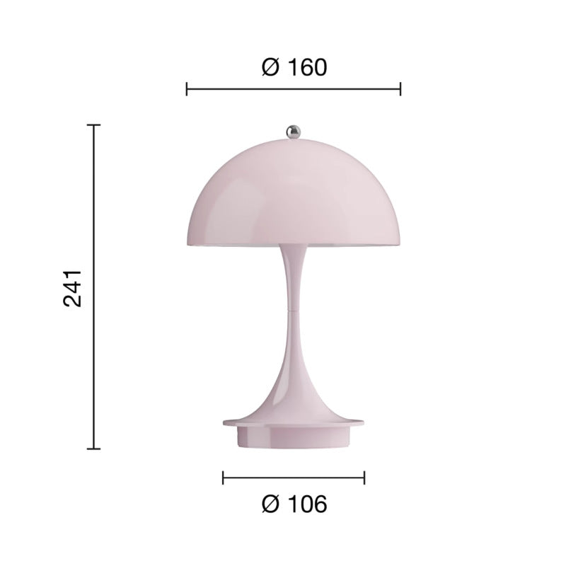 Danish Light Luxury Nordic Retro Small Table Lamp Bedroom Bedside Lamp Charging Decoration Study Living Room Atmosphere Lamp Mushroom Lamp