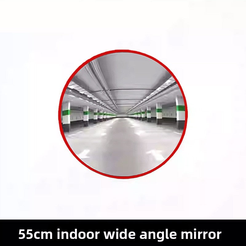 Wide-angle convex reflective mirror