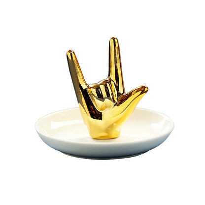 Ceramic Jewelry Storage Decorative Tray