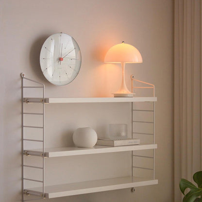 Danish Light Luxury Nordic Retro Small Table Lamp Bedroom Bedside Lamp Charging Decoration Study Living Room Atmosphere Lamp Mushroom Lamp