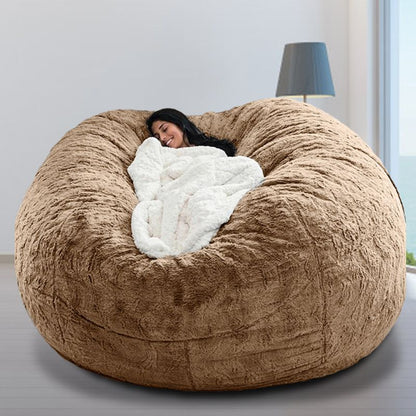 Lazyman Sofa Fur Bean Bag