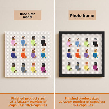 Vinyl Record Rap Hip-Hop Poster Blocks