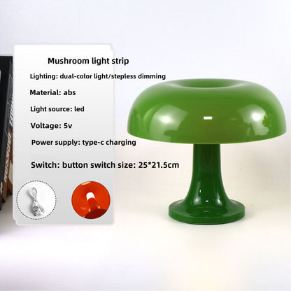 Modern Mushroom Table Lamp USB Night Light