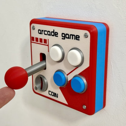 Retro Arcade 3D Printed Switch Panel with Joystick