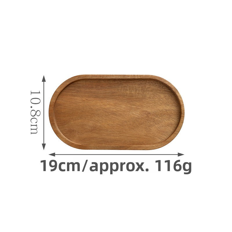 Acacia Wood Tray, Premium Dinner Plate