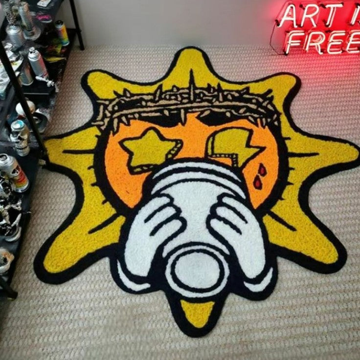 Cartoon Non-Slip Bedroom Rug