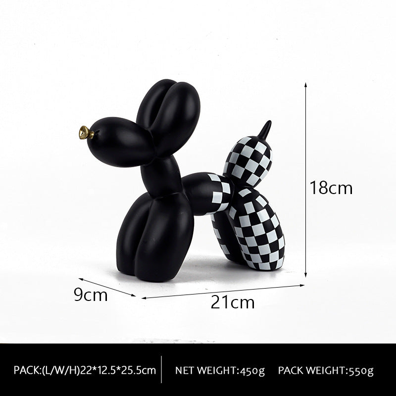 Water transfer printing colorful graffiti balloon dog