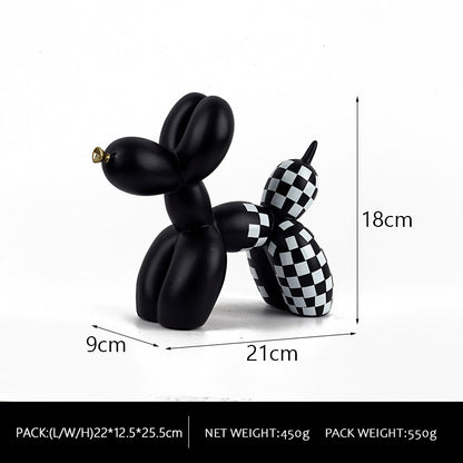 Water transfer printing colorful graffiti balloon dog