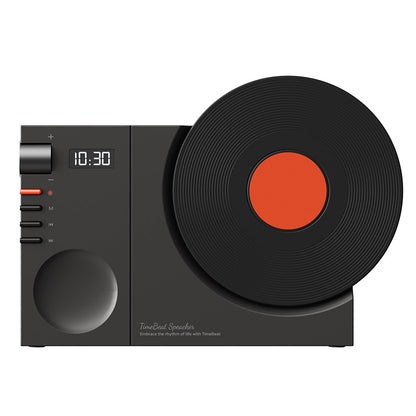 Retro Bluetooth Speaker with Clock and Card Slot