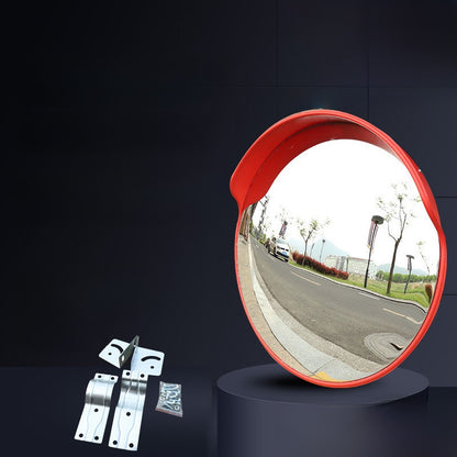 Wide-angle convex reflective mirror