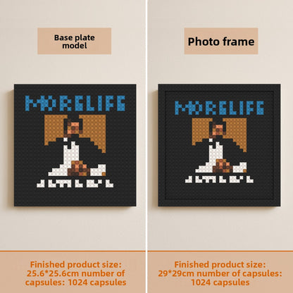 Vinyl Record Rap Hip-Hop Poster Blocks