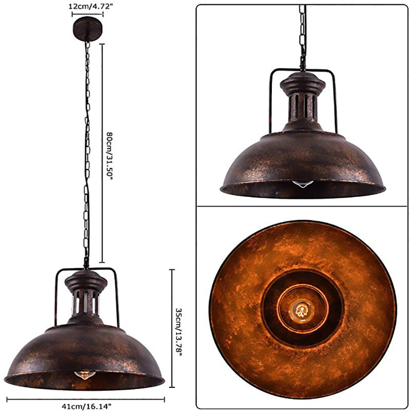 Retro Industrial Style Iron Pendant Light