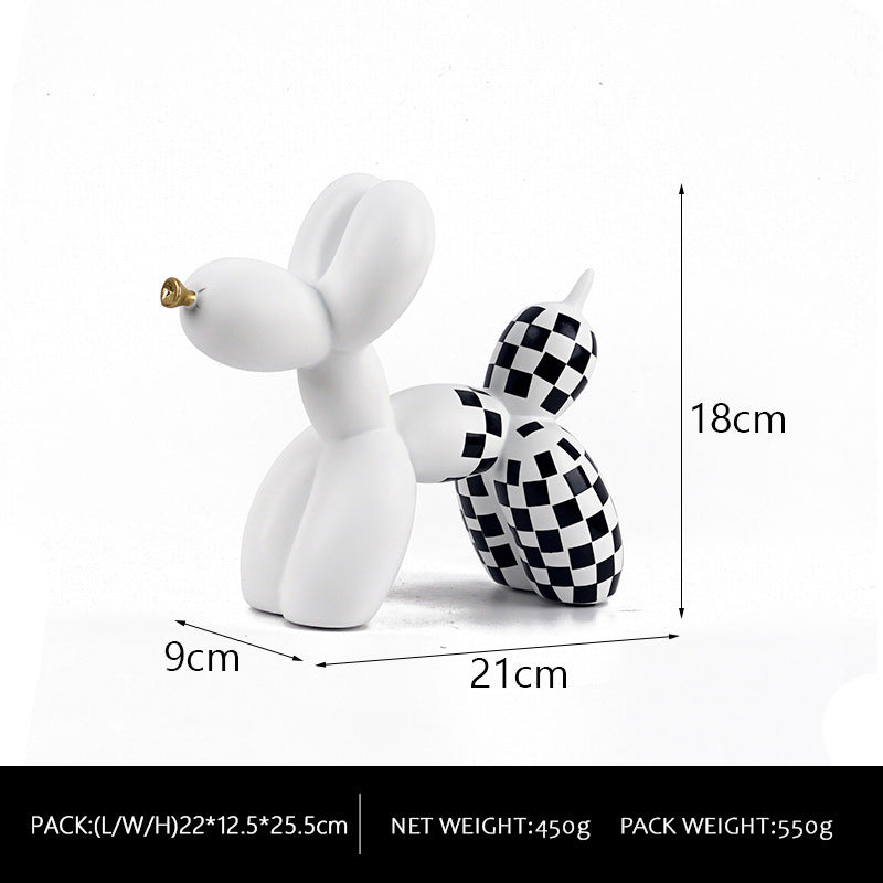 Water transfer printing colorful graffiti balloon dog