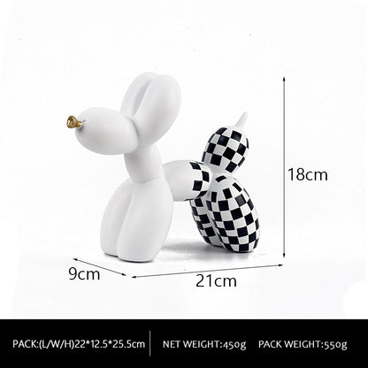 Water transfer printing colorful graffiti balloon dog