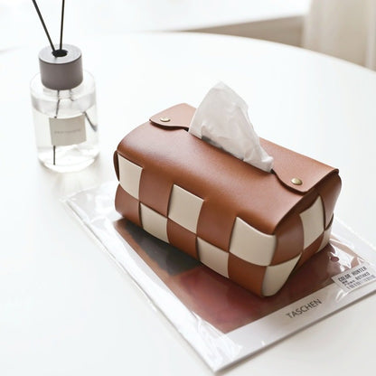 Leather Tissue Box Cover