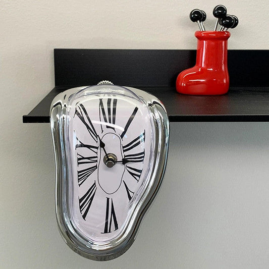 Melting Corner Wall Clock
