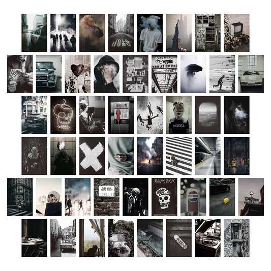 Wall Collage Kit & Postcard Set 50 Sheets