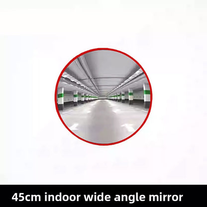 Wide-angle convex reflective mirror